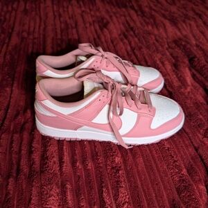 Nike Pink and White Athletic Shoes